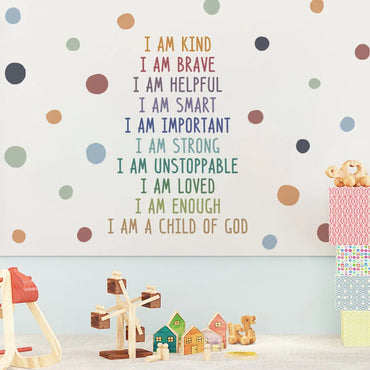 Kids Motivational Wall Sticker - Classroom & Bedroom Decor (Online Order Only)