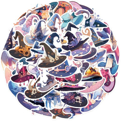 Cartoon Magic Hat Stickers 10/30/50pcs for Snowboard Laptop Luggage Car Fridge DIY Decor Vinyl (ONLINE ORDER ONLY)