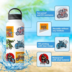 10/30/50PCS Fast Motorcycle PVC Sticky Sticker Aesthetic Chidlren's Stationery Decoration Scrapbooking Hand Accounting Supplies (ONLINE ORDER ONLY)