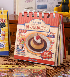 45 Sheets 4 Various Styles of Sticker Books Cute Cut Film Sticker Journal Handbook Scrapbooking Kawaii Decoration Sticker Gift (ONLINE ORDER ONLY)