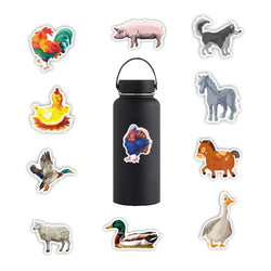 10/30/50PCS Kawaii Animal Toy Stickers DIY Cute Cartoon Decals Scrapbook Phone Luggage Guitar Laptop Car Waterproof Kids Sticker (ONLINE ORDER ONLY)