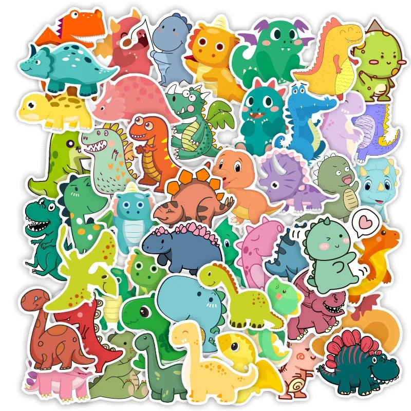 10/30/50Pcs Dinosaur Planet Stickers Waterproof Decal Laptop Motorcycle Luggage Snowboard Fridge Car Pegatinas (ONLINE ORDER ONLY)