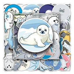 50Pcs Cartoon Waterproof Vinyl Stickers for Skateboard Snowboard (ONLINE ORDER ONLY)