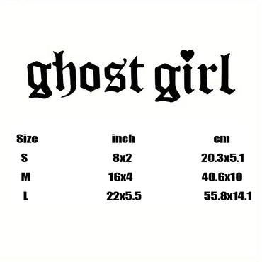 "Ghost Girl" Sticker, Suitable For Windows, Cars, Trucks, Toolboxes, Laptops, MacBooks, For Almost Any Hard, Smooth Surface (ONLINE ORDER ONLY)