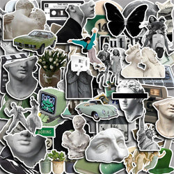 Cartoon Graffiti Stickers Pack - Laptop, Water Bottle, Phone, Suitcase Decor (ONLINE ORDER ONLY)