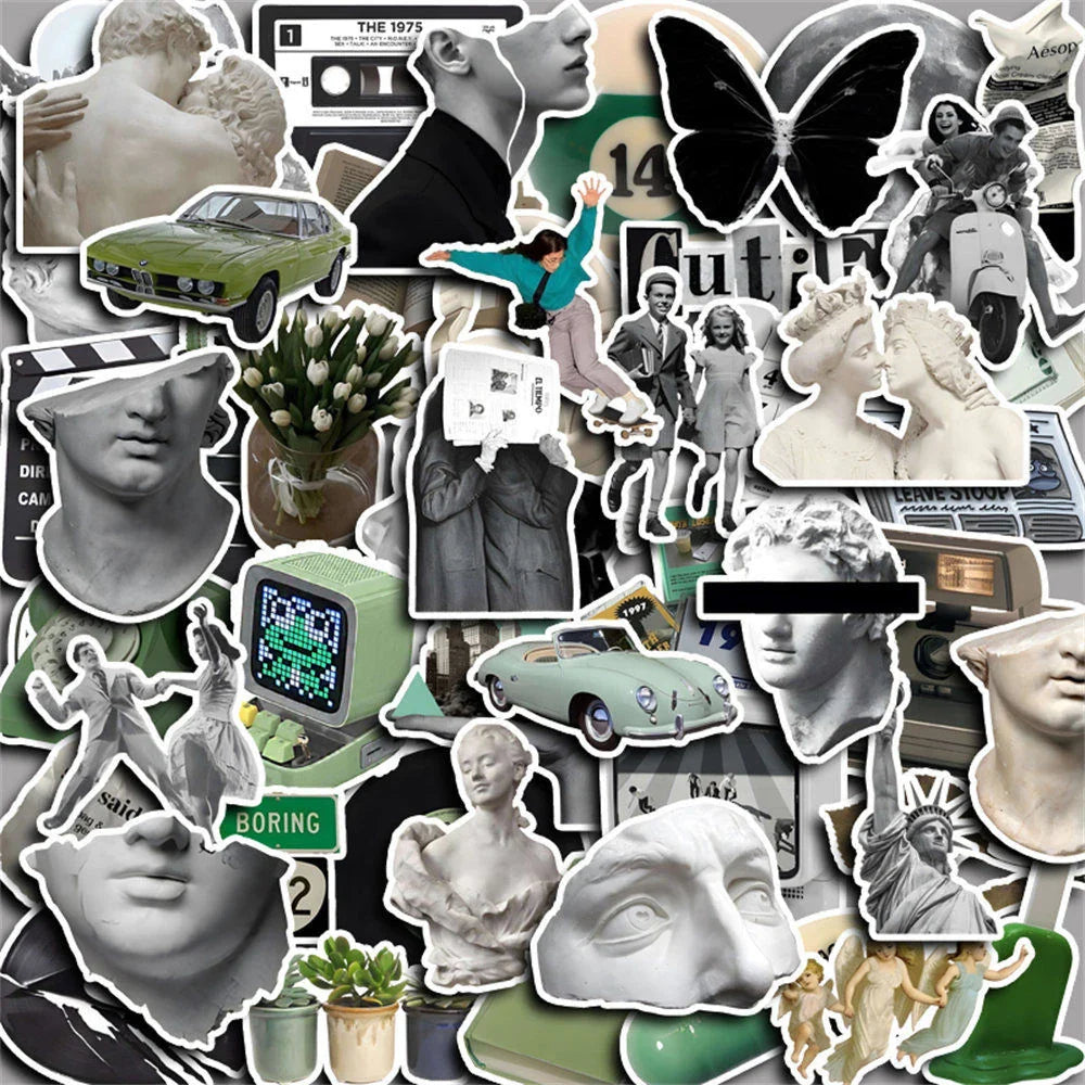 Cartoon Graffiti Stickers Pack - Laptop, Water Bottle, Phone, Suitcase Decor (ONLINE ORDER ONLY)