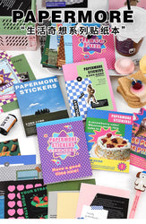 20 sheets Life Fantasy Series Scrapbooking Sticker Book Hand Account Background Decorative Sticker Label DIY Material Stationery (Online Order Only)