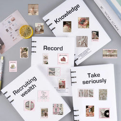 30Pcs Pink Ballet Style Stickers Kawaii Cartoon Waterproof PVC Stickers Scrapbooking Diy Journaling Cute Stationery Sticker (ONLINE ORDER ONLY)