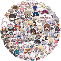 80PCS Cartoon Game Honkai Star Rail Stickers for Kids Teens Luggage Decals Scrapbook Stationery Laptop Fridge Sticker Toys (Online Order Only)
