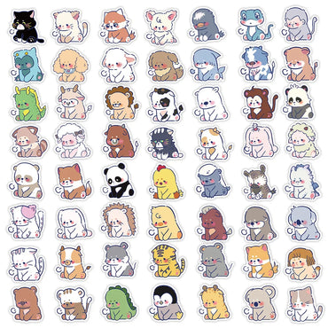 10/60PCS Anime Animal Stickers Car Motorcycle Travel Luggage Phone Guitar Laptop Cartoon Sticker Decal Kid Toys 2023 (ONLINE ORDER ONLY)