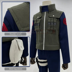 Hatake Kakashi Cosplay Costume Naruto Jonin Set
