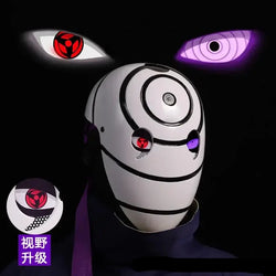 Obito Cosplay Mask: High Gloss Akatsuki Anime Prop