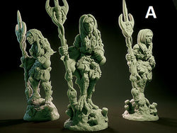 3D Printed Nafarrate Sea Hag Lovecraftian Bestiary 28 32 mm D&D (Online Only)