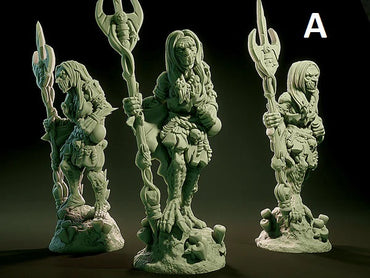 3D Printed Nafarrate Sea Hag Lovecraftian Bestiary 28 32 mm D&D (Online Only)