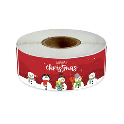 120pcs/roll Red Green Merry Christmas Santa Claus Labels Stickers for Gift Package Card Envelope Wrapping Party Small Business (ONLINE ORDER ONLY)