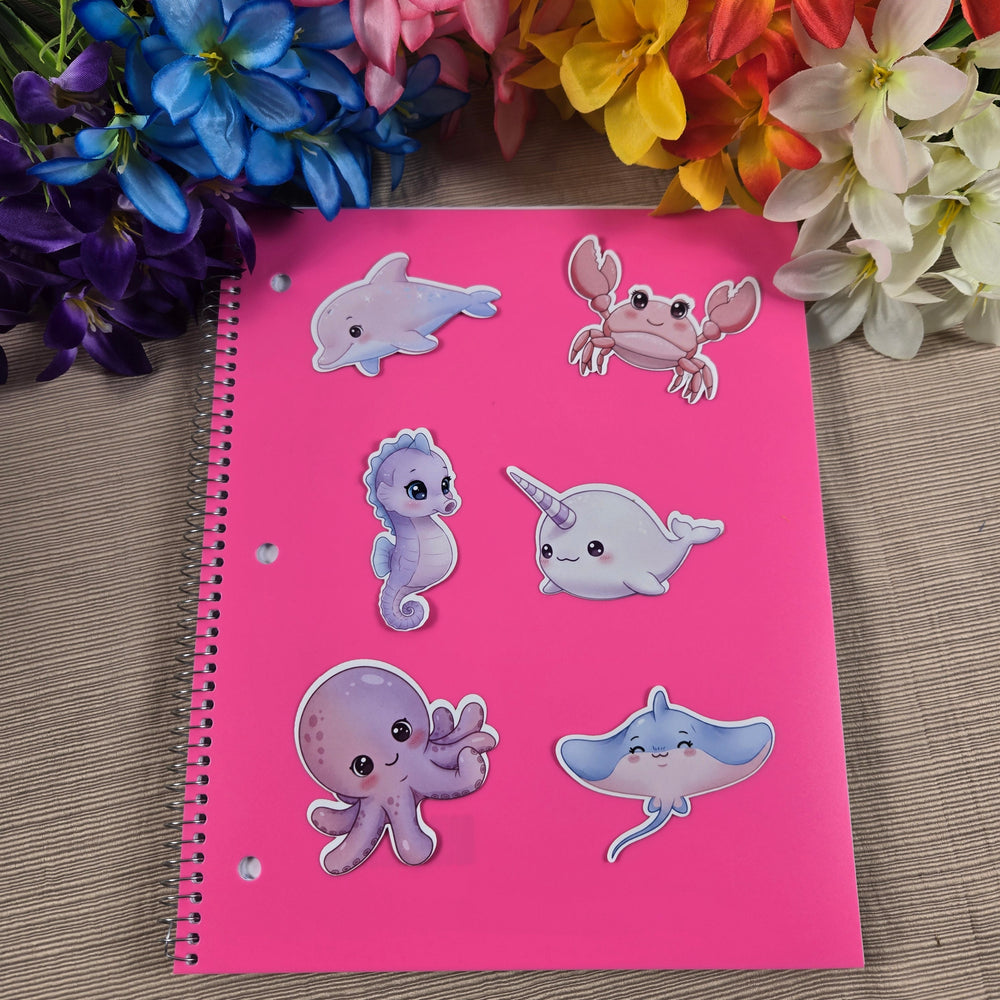 Cute Kawaii Sea Animal Stickers (ONLINE ORDER ONLY)