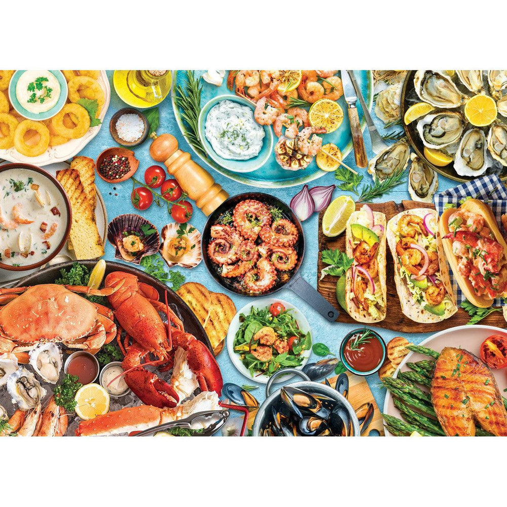 Seafood Table 1000 Piece Jigsaw Puzzle Eurographics (ONLINE ORDER ONLY)