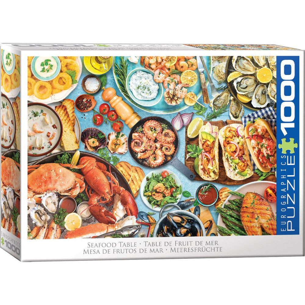 Seafood Table 1000 Piece Jigsaw Puzzle Eurographics (ONLINE ORDER ONLY)