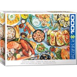 Seafood Table 1000 Piece Jigsaw Puzzle Eurographics (ONLINE ORDER ONLY)