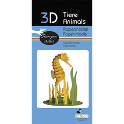 Seahorse 3D Cardboard Model Kit Fridolin (ONLINE ORDER ONLY)