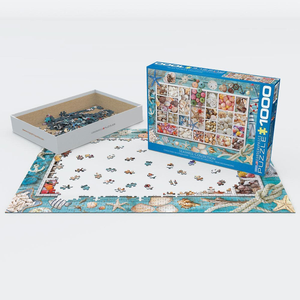 Seashell Collection 1000 Piece Jigsaw Puzzle Eurographics (ONLINE ORDER ONLY)