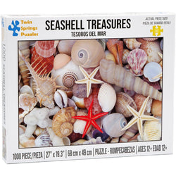 Seashell Treasures 1000 Piece Jigsaw Puzzle Twin Spring (ONLINE ORDER ONLY)
