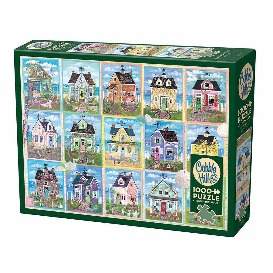 Seaside Cottages 1000 Piece Jigsaw Puzzle Cobble Hill (ONLINE ORDER ONLY)