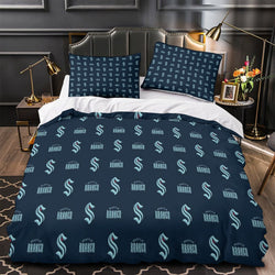 Seattle Kraken Bedding Set Quilt Duvet Cover Without Filler (Online Order Only)