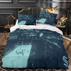 Seattle Kraken Bedding Set Quilt Duvet Cover Without Filler (Online Order Only)