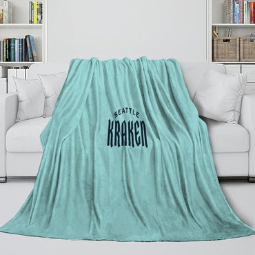 Seattle Kraken Blanket Flannel Throw Kids Room Decoration (Online Order Only)