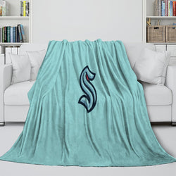 Seattle Kraken Blanket Flannel Throw Kids Room Decoration (Online Order Only)
