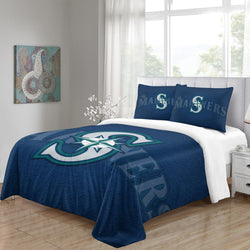 Seattle Mariners Bedding Set Quilt Cover Without Filler (Online Order Only)