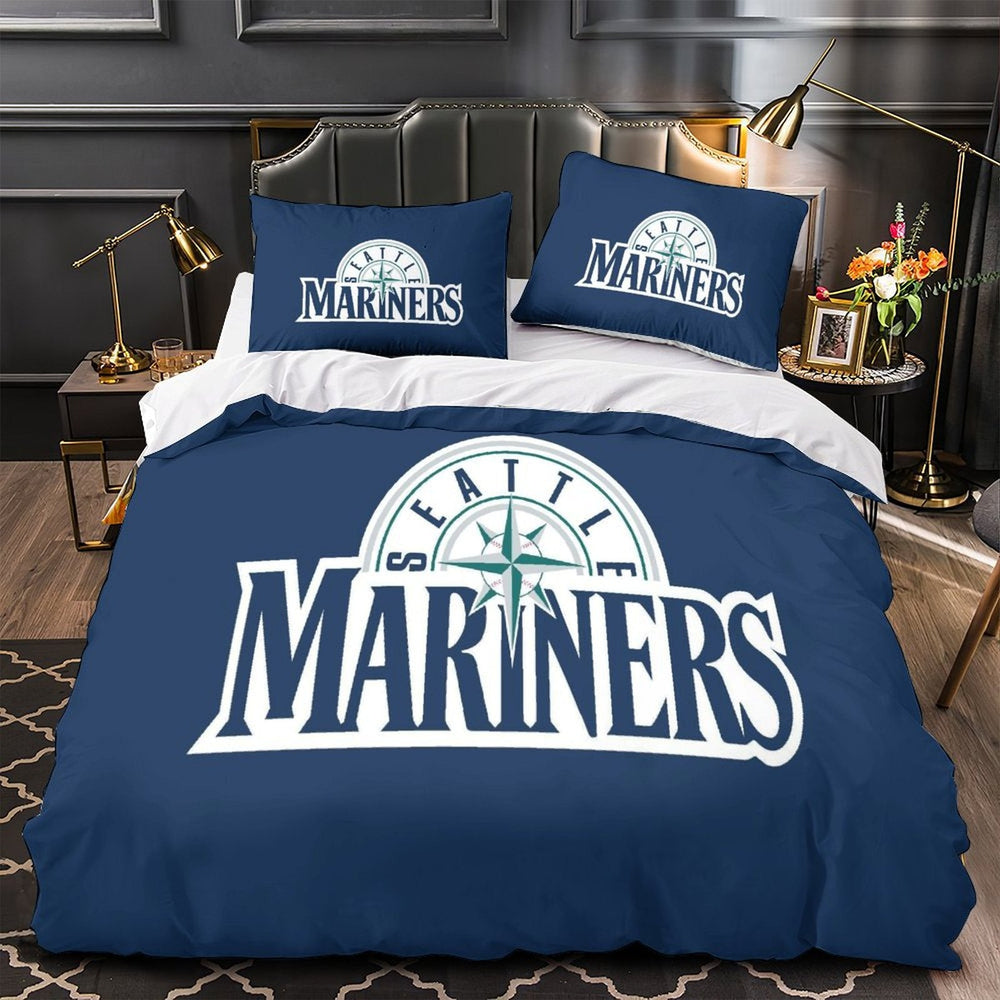 Seattle Mariners Bedding Set Quilt Cover Without Filler (Online Order Only)