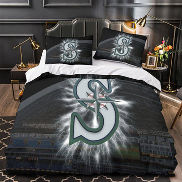 Seattle Mariners Bedding Set Quilt Cover Without Filler (Online Order Only)