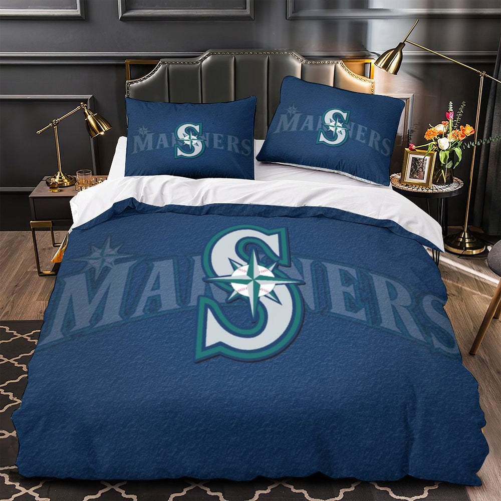Seattle Mariners Bedding Set Quilt Cover Without Filler (Online Order Only)
