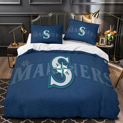 Seattle Mariners Bedding Set Quilt Cover Without Filler (Online Order Only)