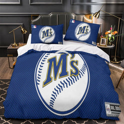 Seattle Mariners Bedding Set Quilt Cover Without Filler (Online Order Only)