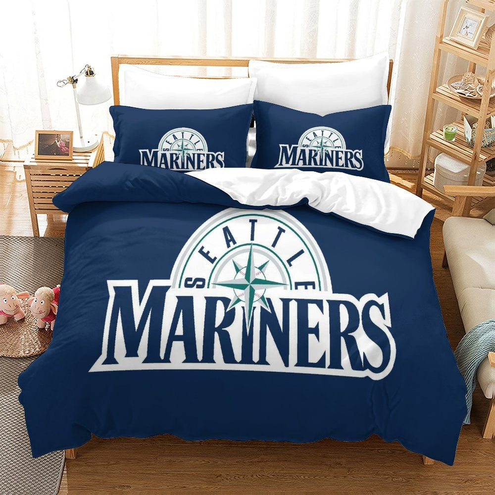 Seattle Mariners Bedding Set Quilt Cover Without Filler (Online Order Only)