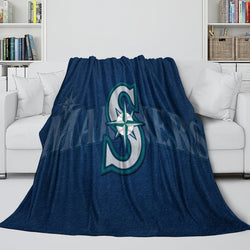 Seattle Mariners Blanket Flannel Throw Room Decoration (Online Order Only)