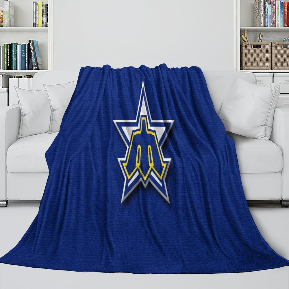 Seattle Mariners Blanket Flannel Throw Room Decoration (Online Order Only)