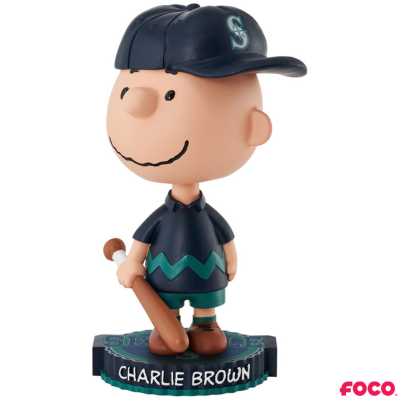 Charlie Brown Peanuts Bighead MLB Bobbleheads (ONLINE ORDER ONLY)