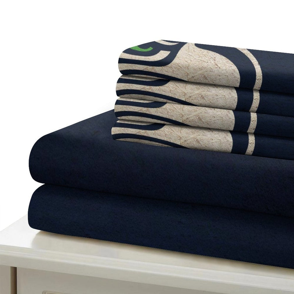 Seattle Seahawks Bedding Set Duvet Cover Without Filler (Online Order Only)