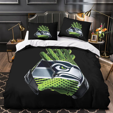 Seattle Seahawks Bedding Set Duvet Cover Without Filler (Online Order Only)