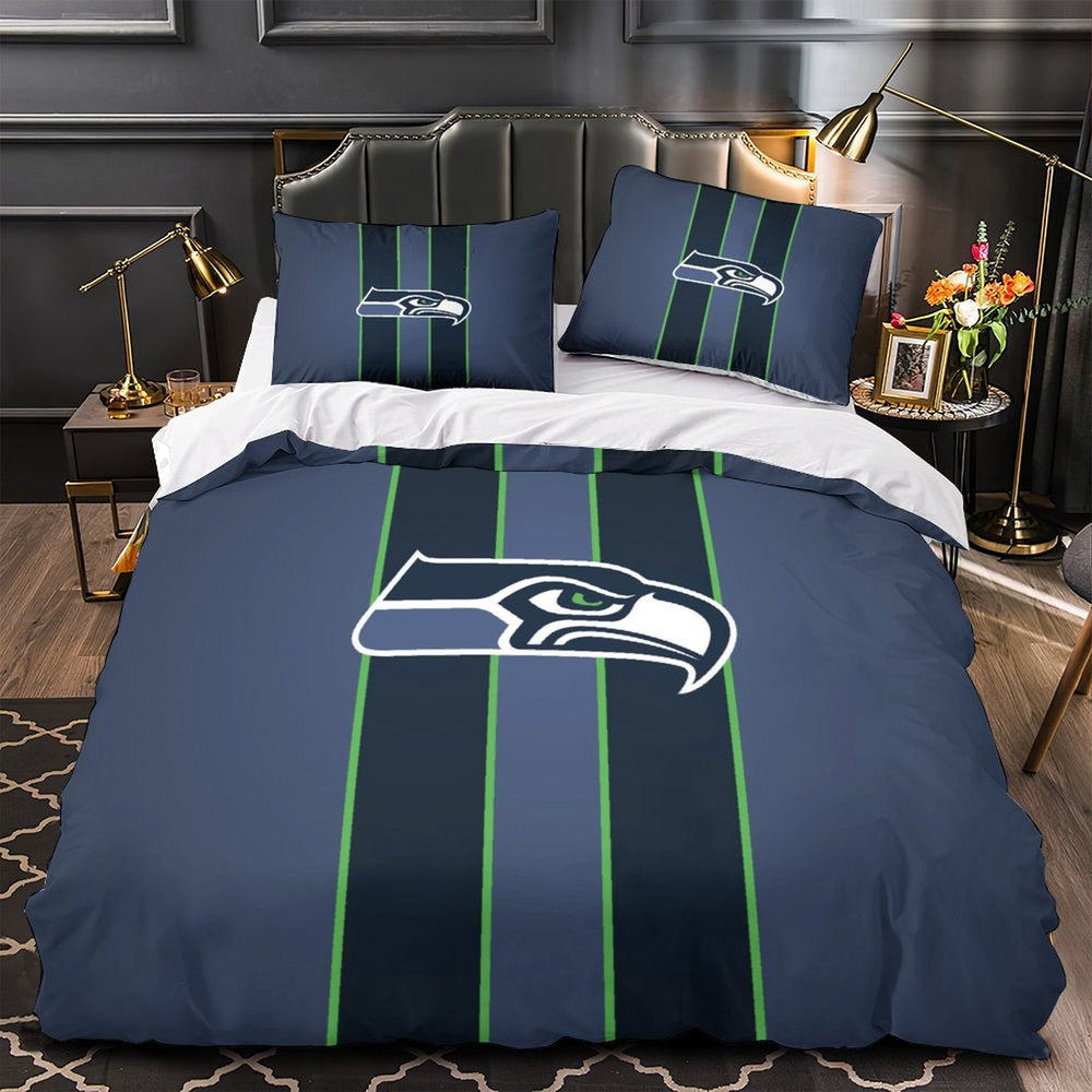 Seattle Seahawks Bedding Set Duvet Cover Without Filler (Online Order Only)