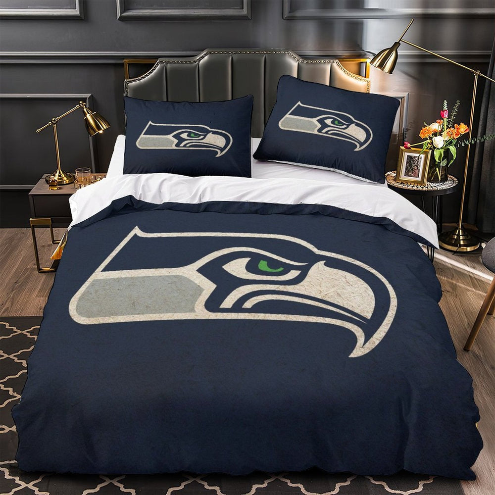 Seattle Seahawks Bedding Set Duvet Cover Without Filler (Online Order Only)