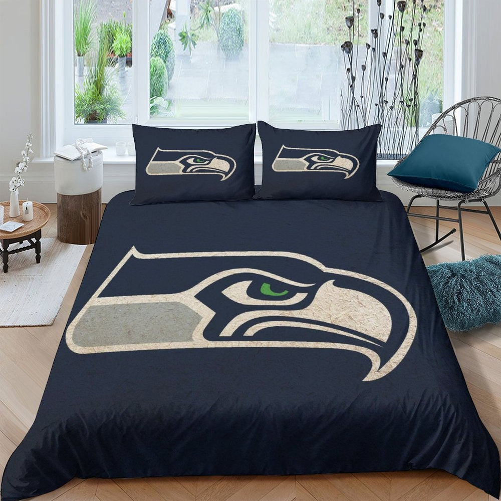 Seattle Seahawks Bedding Set Duvet Cover Without Filler (Online Order Only)
