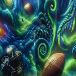 Seattle Seahawks Bedding Set Duvet Cover Without Filler (Online Order Only)