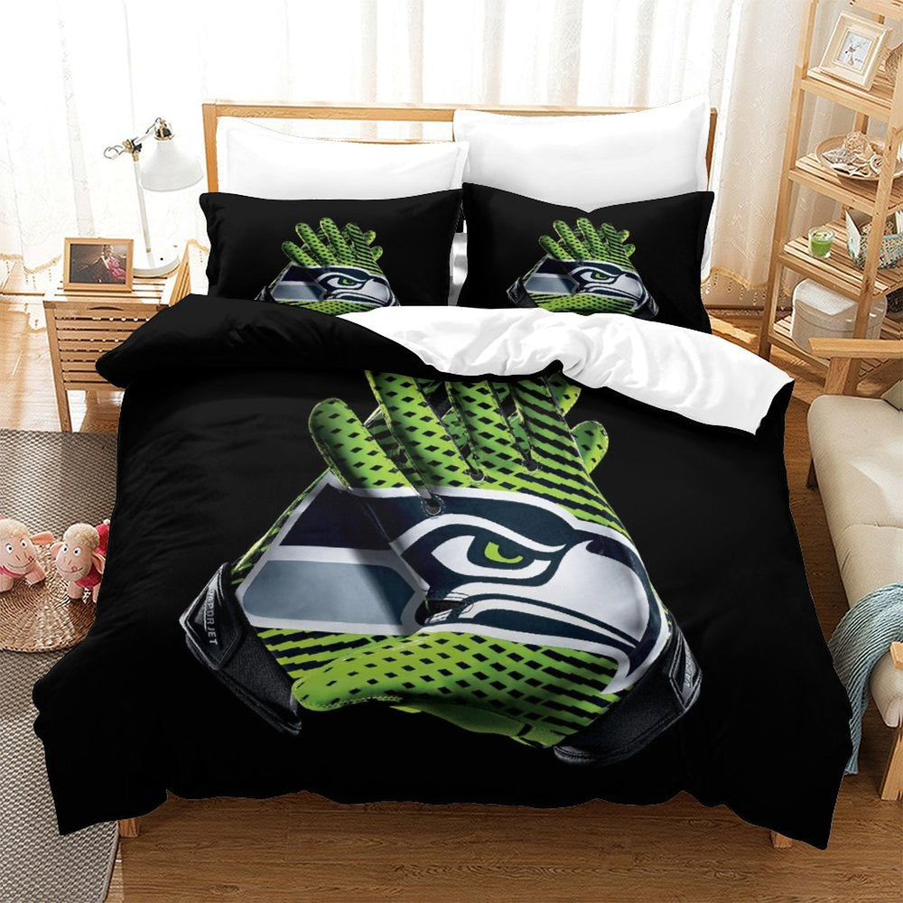 Seattle Seahawks Bedding Set Duvet Cover Without Filler (Online Order Only)