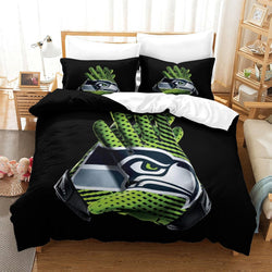 Seattle Seahawks Bedding Set Duvet Cover Without Filler (Online Order Only)