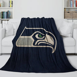 Seattle Seahawks Blanket Flannel Fleece Throw Room Decoration (Online Order Only)